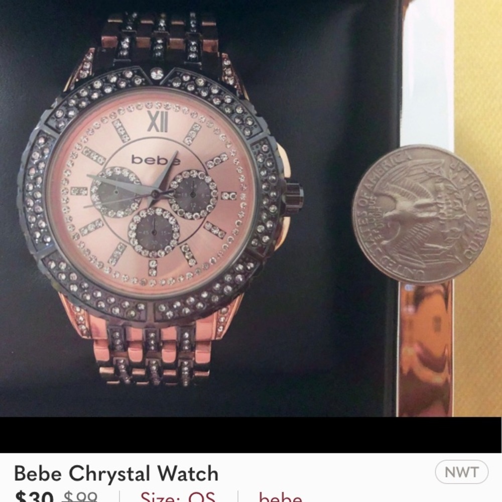 Bebe Chrystal Watch - Picture 3 of 3